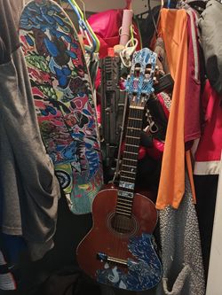 Guitar Classical Guitar Painted