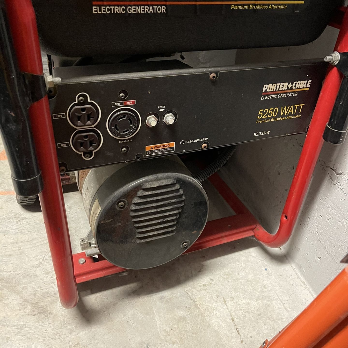 Porter Cable 5250 Watt Portable Generator