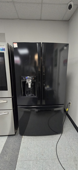 Kenmore Elite French Door Fridge – Black, Ice/Water Dispenser