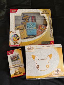 Pokémon TCG 30th Celebration Bundle – 3 Boxes
