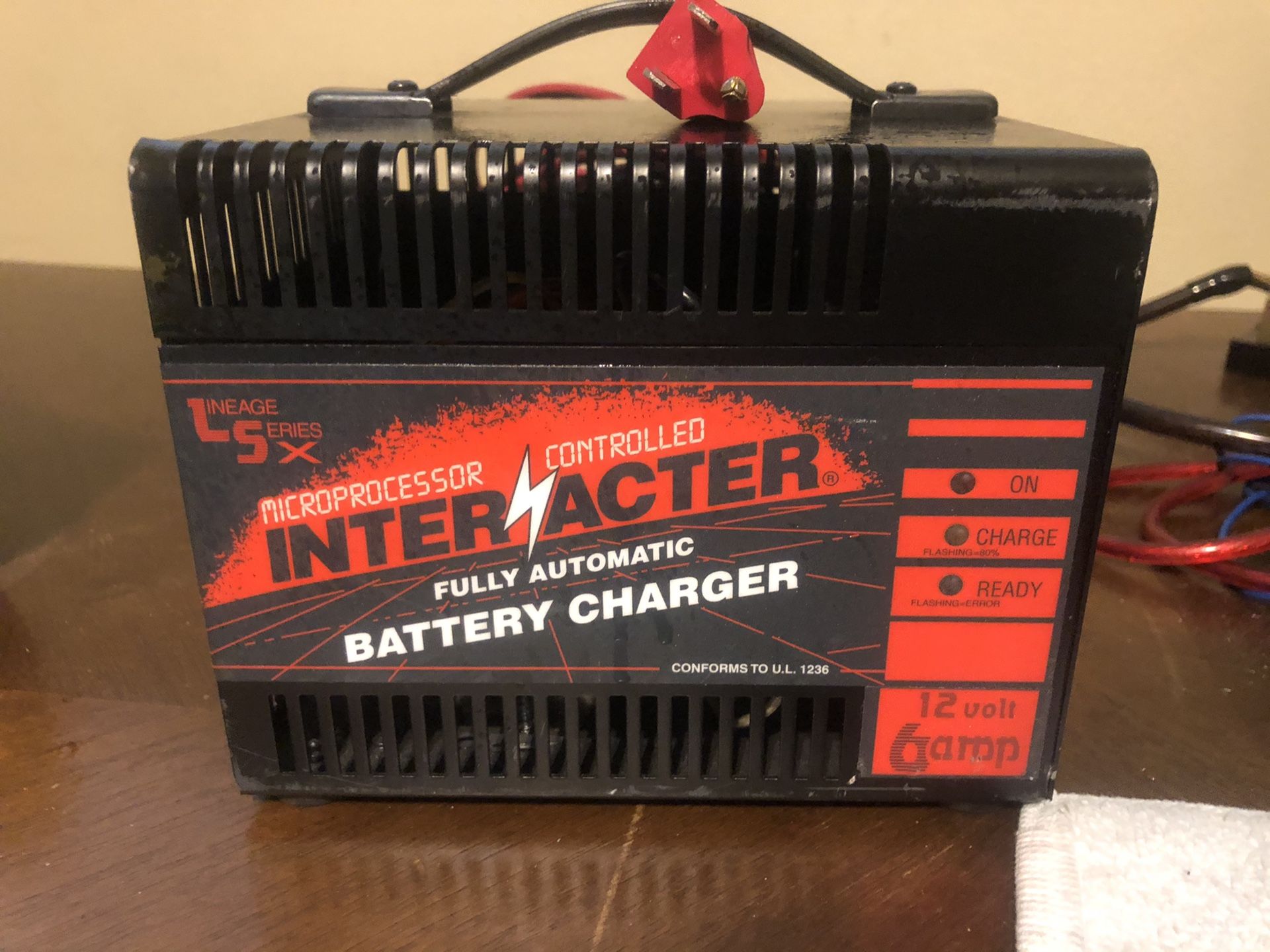 Interacter LSX1206 12V 6A Automatic Battery Charger