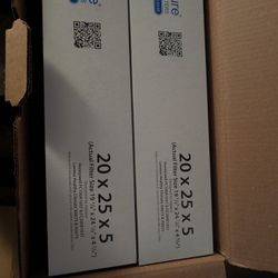 4 20x25x5 AC & Furnace Air Filters 