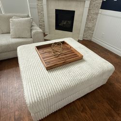 Lindyn Oversized Accent Ottoman from Ashley Furniture, retail $499.