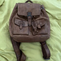 Mini Leather Backpack 