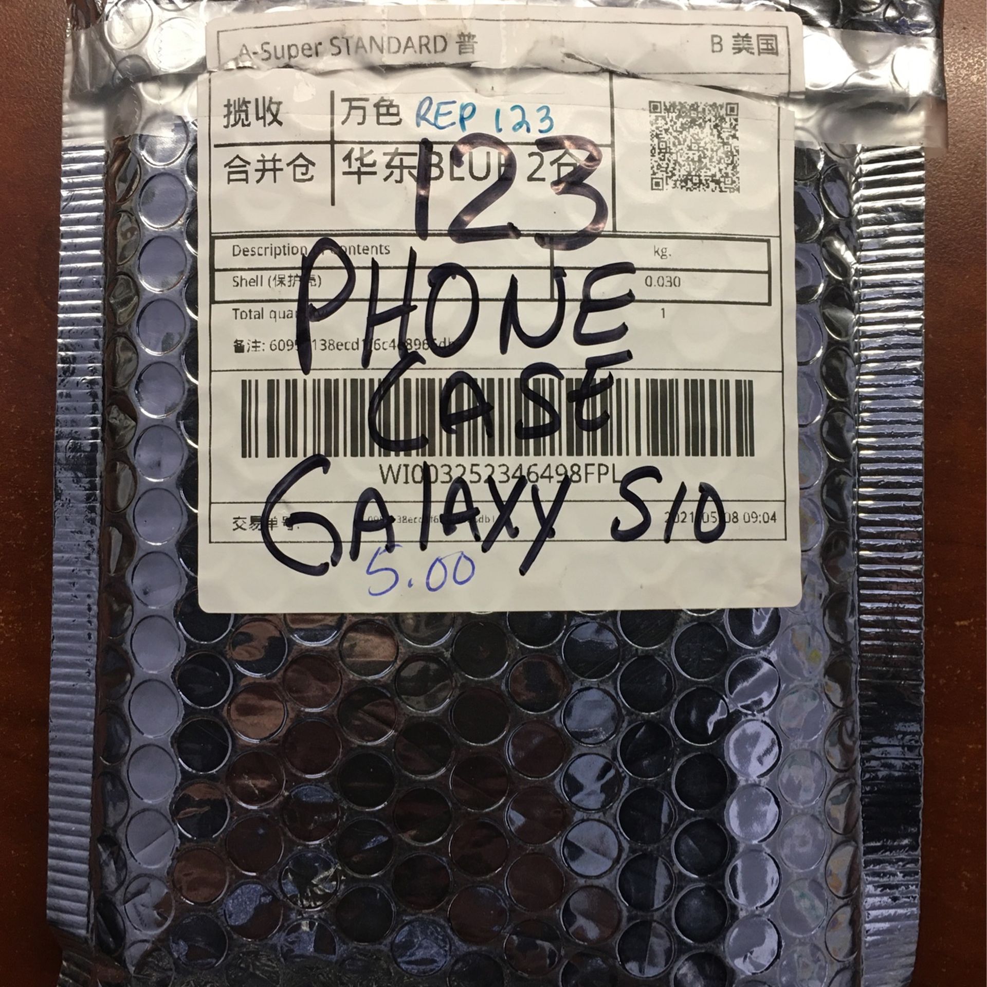 Galaxy S10 Case Unclaimed Internet Purchase #123