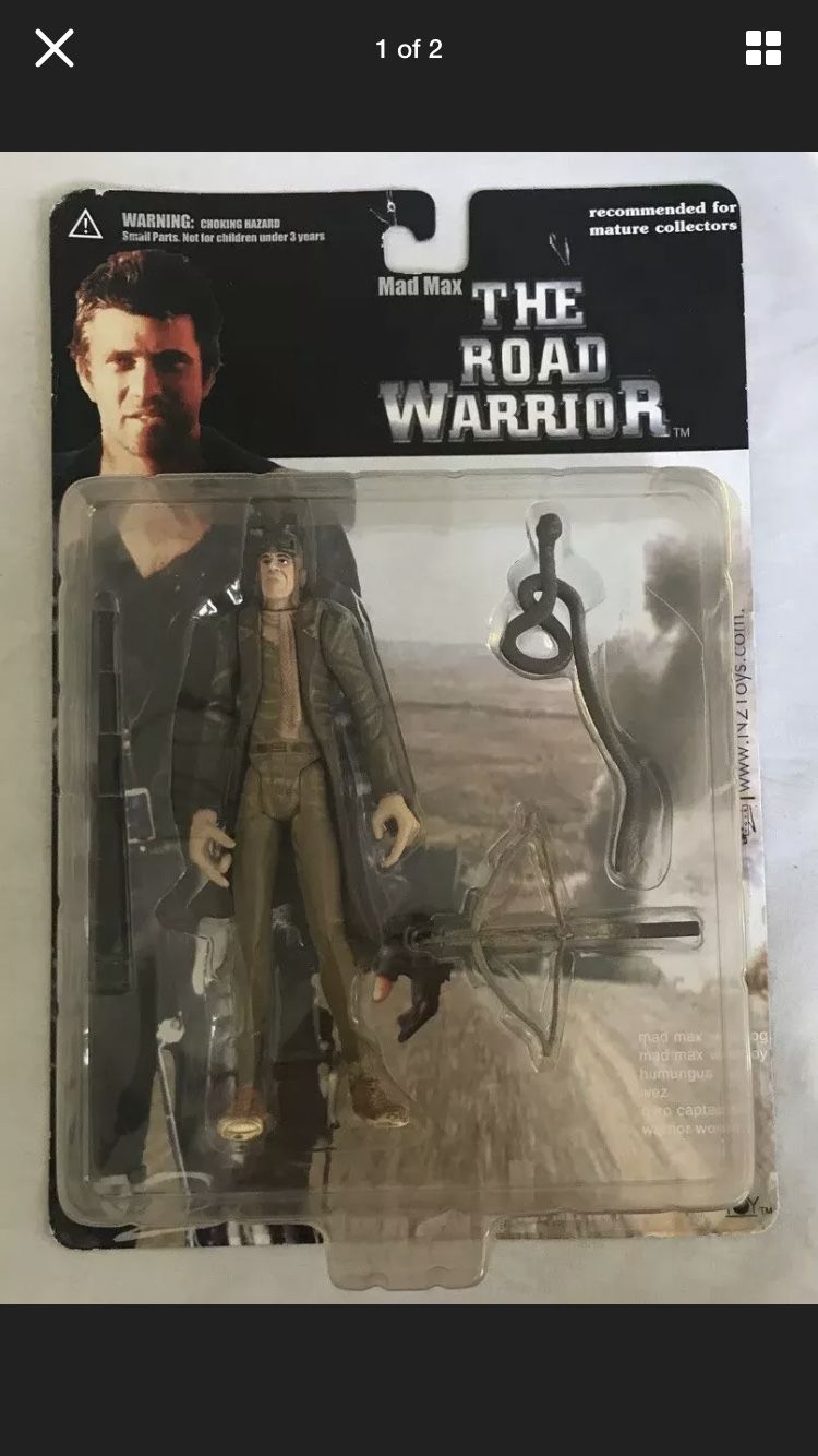 GYRO CAPTAIN MAD MAX THE ROAD WARRIOR 6 INCH FIGURE N2 TOYS SERIES ONE 2000
