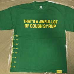 NWOT Awful Lot Of Cough Syrup Shirt - Size M