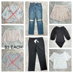 $3 Each Women’s Clothes