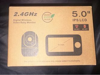 HelloBaby HB6550 Digital Wireless Video Baby Monitor – 5.0” IPS LCD – 2.4GHz