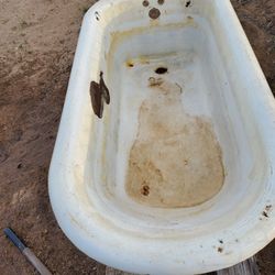 Old Cast Iron Bathtub