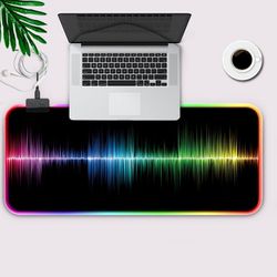 Extra Large RGB Gaming Mouse Pad Anti-slip Rubber Base Keyboard Mat Christmas Gift