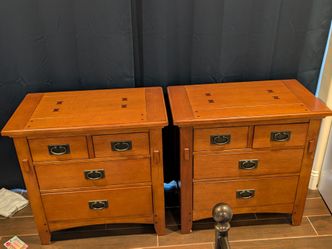 Pair of Mission Nightstands