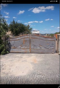 Entry Gates 91 x 213”