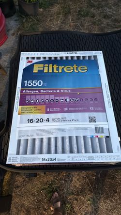 5 NEW filtrete high performance air filters
