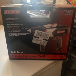 craftsman 6.0 amp 1/2in hammer drill