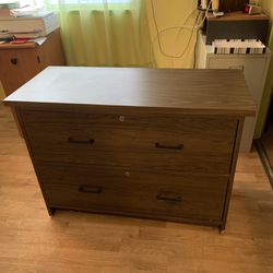 2-Drawer Wooded Lateral File Cabinet