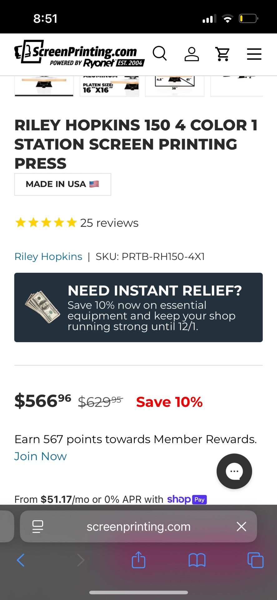 4 Arm Screen Printing