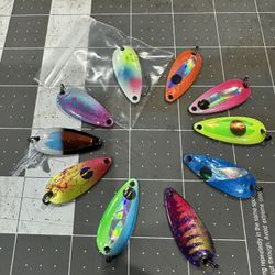 10pk Sample Pattern 1 3/8” Custom Casting Spoon 