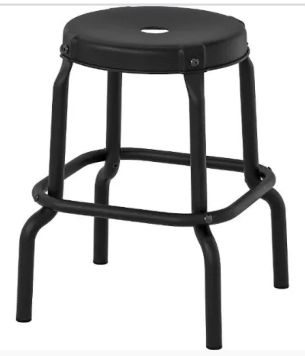 IKEA Raskog Black Metal Stool(s)