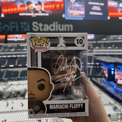 Funko Pop! Mariachi Fluffy Black Suit Figure Signed by Gabriel Iglesias