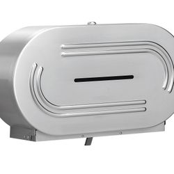 Bradley Commercial Jumbo Dual Toilet Paper Roll Dispenser