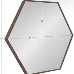 Modern Hexagon Wall Mirror