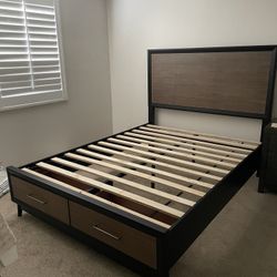 QUEEN SIZE BED FRAME PICK UP TODAY