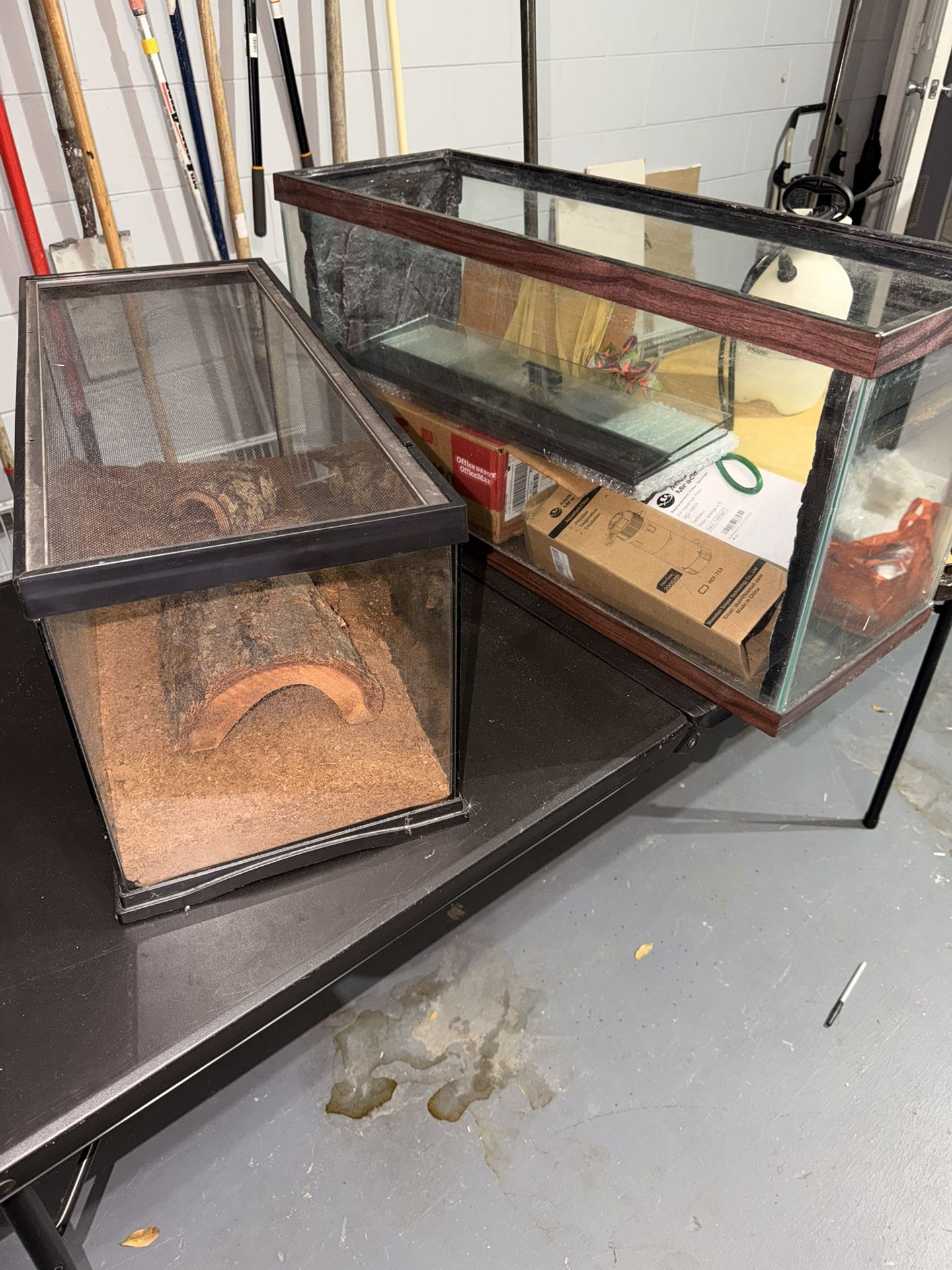 30 fish tank/ new UV filter, plus 20 gallon critter tank