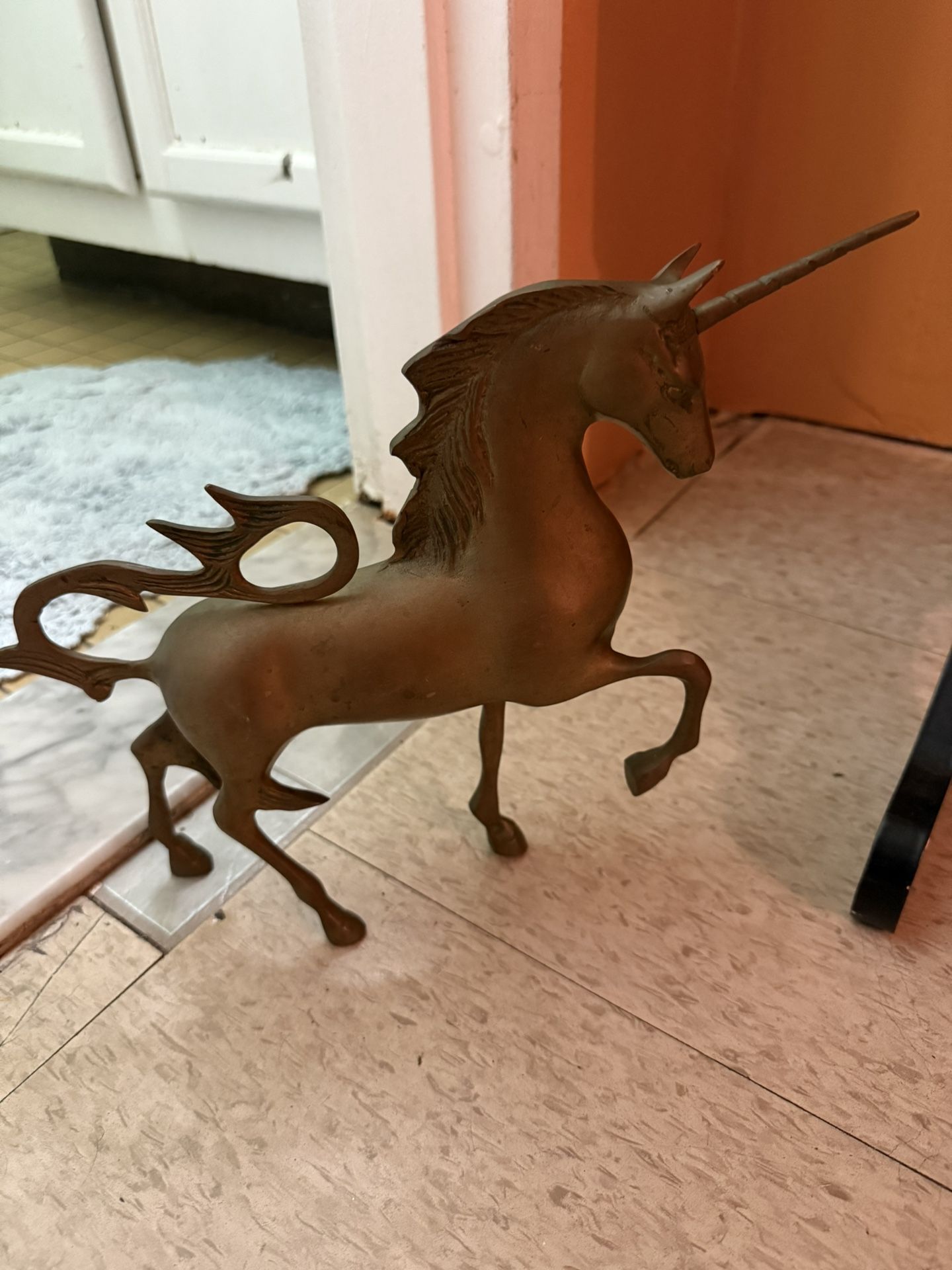 Vintage Brass Unicorn