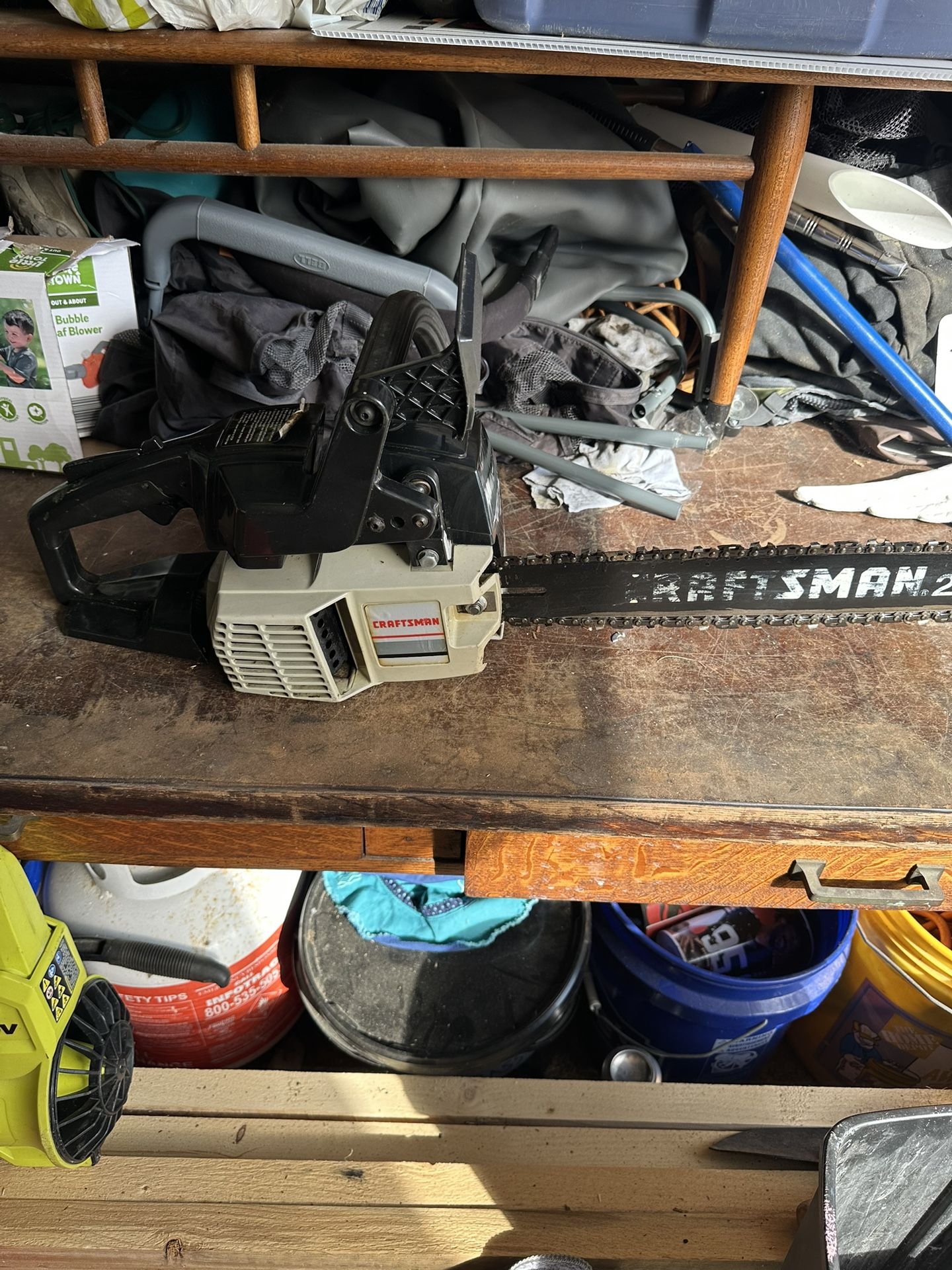 90s Craftsman Chain Saw 18” 38cc 2 Stroke