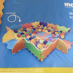 Brand new large and thick tiles play mat with borders