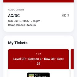 AC/DC Seats