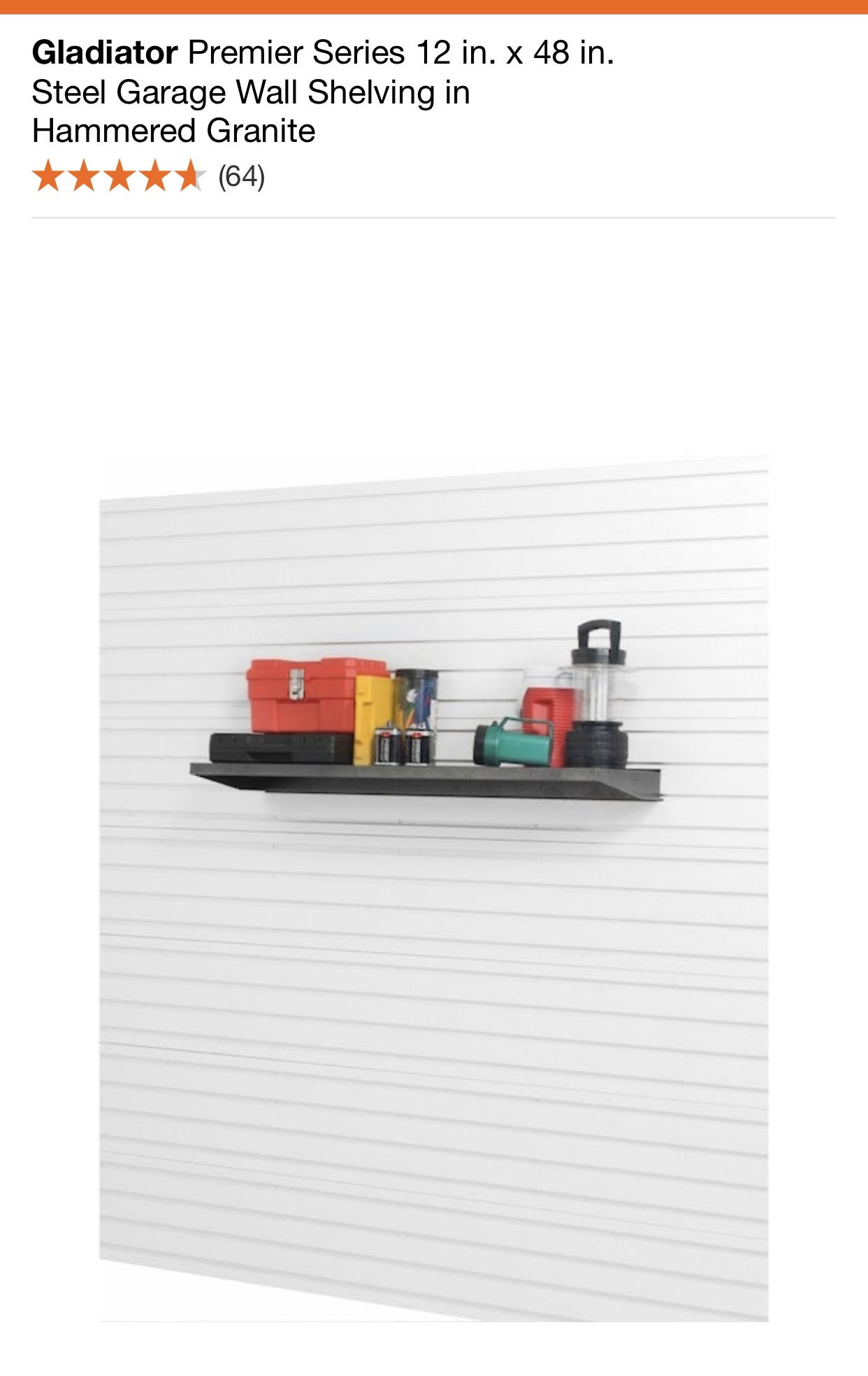 Steel Garage Shelf