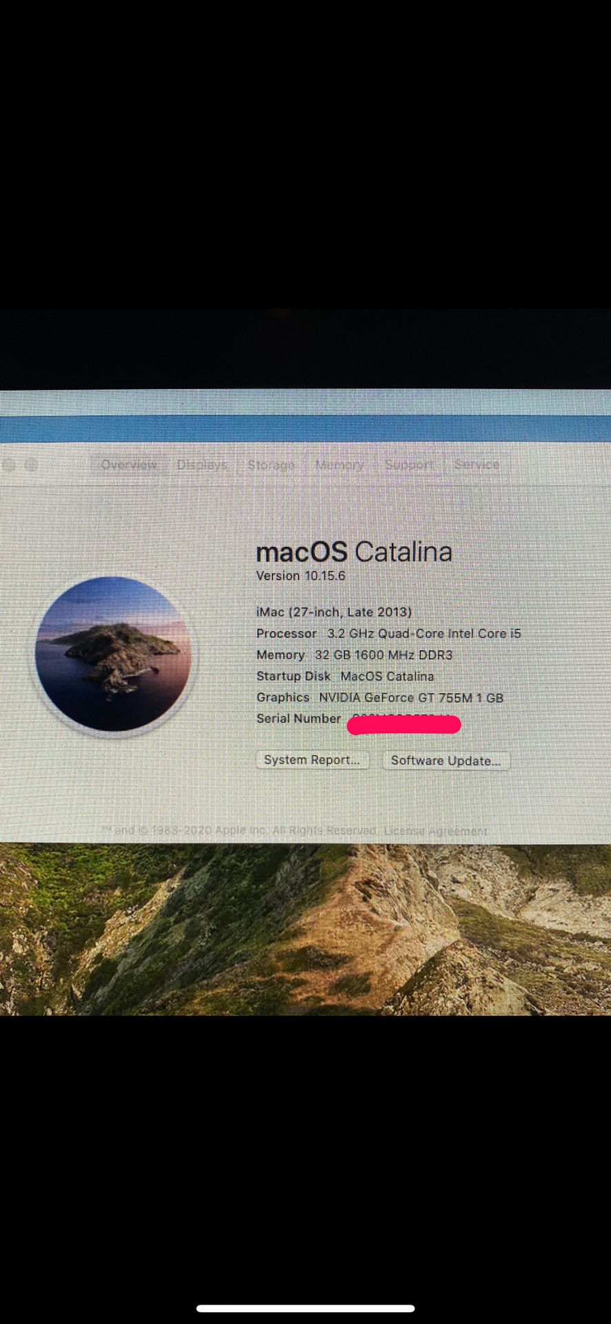 27” iMac 2013 i5 32GB. It’s a beast.