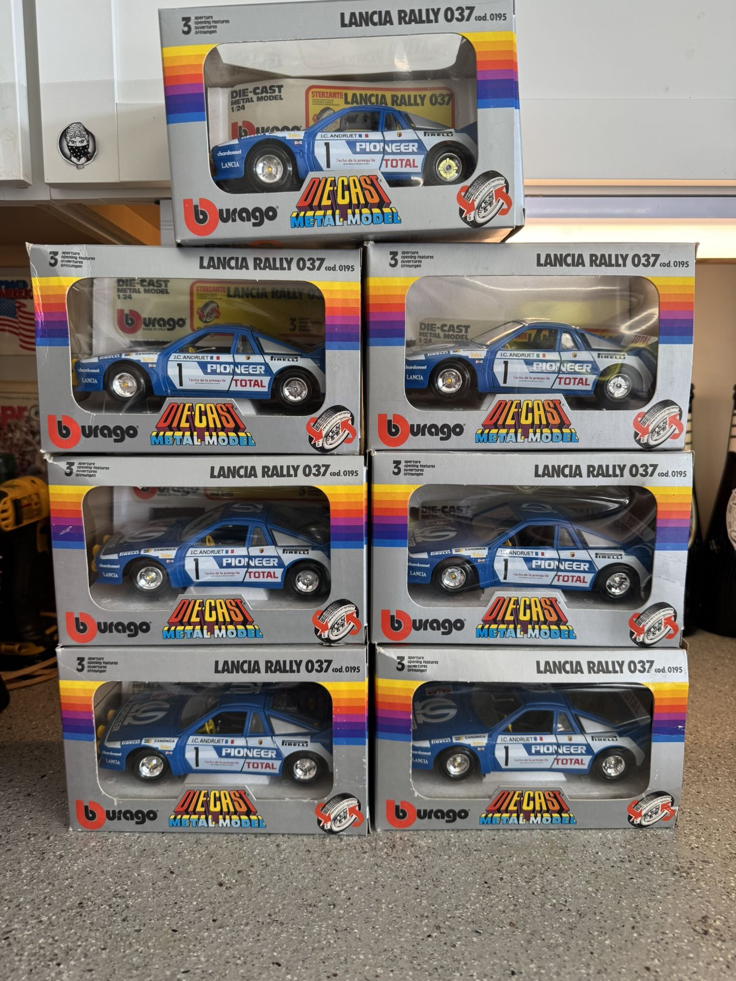 Lancia Rally 037 Die Cast cars