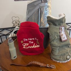 Dog Carrier, Jackets, Nail File, Collar ( New )