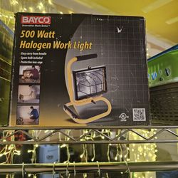 500 Watt Halogen Work Light - Unopened