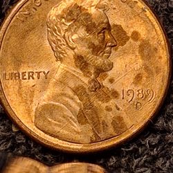 1989 D Penny