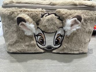 Disney Parks Soft Plush Fluffy Bambi Lunch Box Tote Bag New with Tags
