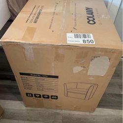 Chair with Storage Ottoman