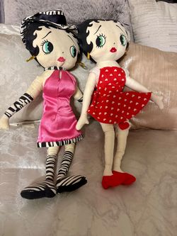 Vintage King Features Syndicate / Fleischer Studios officially licensed Betty Boop plush/cloth dolls!