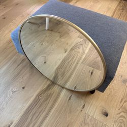 28-inc Gold Rim Mirror 