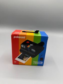 Brand New Polaroid Go Instant Camera Generation 2 + Clip Bundle | Black