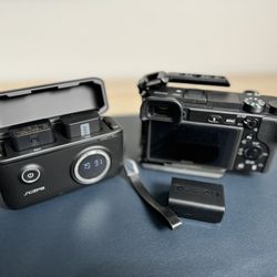 SONY A6400 Plus Charger With 3 Batteries And Smallrig Case 