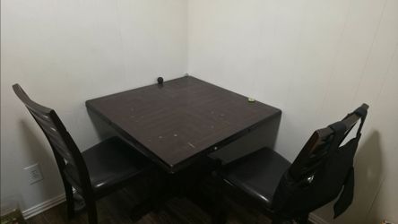 Round/square folding dining table