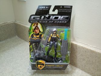 COLLECTIBLE 2009 G.I. JOE THE RISE OF COBRA AGENT HELIX (BRAND NEW NEVER OPENED)