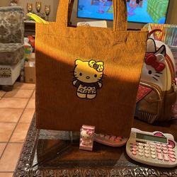 Hello Kitty Cheetah Tote Bag