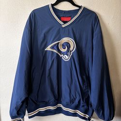 XL Los Angeles Rams pull over jacket