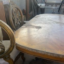 Real wood dining Set.