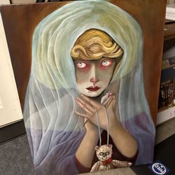 “The Veil” Ann Harper Original Oil On Canvas